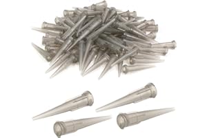 Utoolmart Ago di riempimento conico per erogazione industriale con punta smussata 16ga grigio 250 pezzi