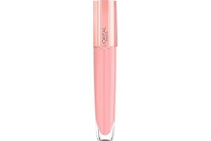 ‎L'OREAL PARIS L'Oréal Paris Glänzender Lipgloss für maximales Volumen, Pflegende Wirkung, Mit Hyaluronsäure und Kollagen-AS-Fragmenten, Glow Paradise Brilliant Signature Plump-in-Gloss, Nr. 402 I Soar