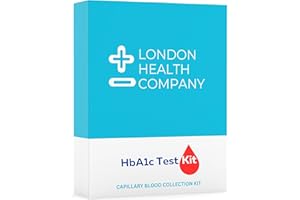LONDON HEALTH COMPANY Long Term Diabetes Test | Check Your HbA1c Levels | At-Home Blood collection Kit | Fast Laboratory Results in 24 hours