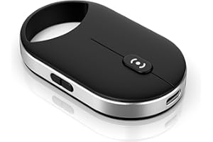 CSL - Wireless Maus mini Format – kabellos Bluetooth/Funk 2,4 GHz – Koppelung mit Zwei Geräten zugleich – Links-/ Rechtshänder-Modus – Windows Mac OS Android – Desktop PC Notebook Laptop Mac
