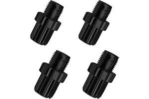 The Lord of the Tools 4pcs M10 10mm Leva Del Freno Regolazione Regolatore Viti per Mountain Road Bike MTB Biciclette Regolatori Cavo Bulloni Parti Freno Lega di Alluminio Nero M10x26X10mm