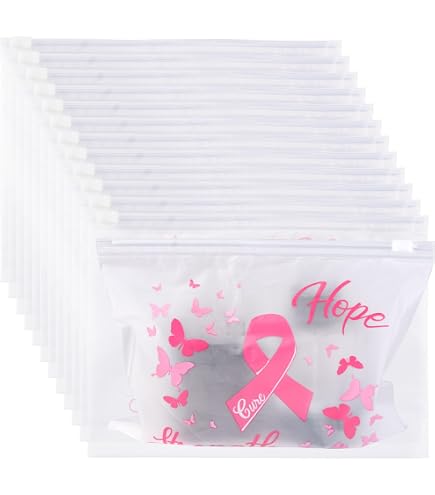 48 Bracelets Silicone Octobre Rose - Sensibilisation Cancer Du Sein, Messages D’espoir, Taille Unique - 8