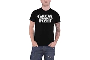 Greta Van Fleet T Shirt Band Logo from The Fires Nouveau Officiel Homme Noir