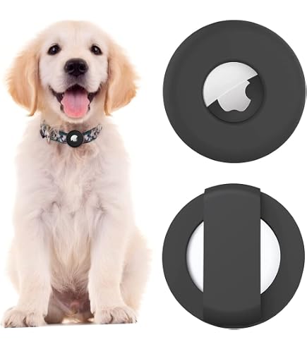 Étui Coulissant Personnalisé Pour AirTag - Collier Pour Chien Et Chat Avec Plaque D'identification En Silicone - Gravez Le Nom Et Le Téléphone