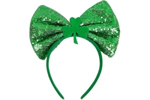 KFZR St Patrick's Day Headband Clover Party Costume Accessories Green
