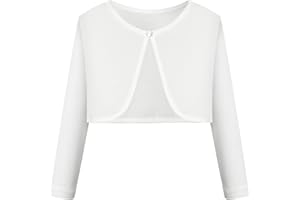 BONNY BILLY Mädchen Strickjacke Bolero Jacke Baumwolle Kinder Kleidung