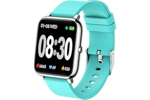MicLee Smartwatch Fitness Tracker mit Blutdruckmessung Fitness Armbanduhr mit Pulsuhr Schlafmonitor IP67 Wasserdicht Sportuhr Schrittzähler für Android und iOS Smart Watch für Damen Herren