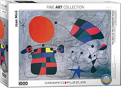 The Smile of the Flamboyant Wings by Joan Miró 1000-Piece Puzzle