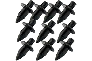 VEHICLE CLIPS 10x 6mm Motorcycle/Bike/ATV Quad Trims and Fenders/Fairings - Plastic R.