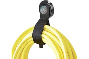 QARIDO Crochets magnétiques, crochets magnétiques utilitaires avec sangle en nylon réglable, crochets magnétiques polyvalents pour voitures, garage, jardin, maison