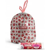 Cook B&uuml;zg&uuml;l&uuml; Kokulu Orta Boy &Ccedil;&ouml;p Torbası (&Ccedil;ilek)