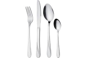 GRÄWE Zestaw sztu?ców dla 6 osób ze stali nierdzewnej, 24-cz??ciowy, nie zawiera niklu, nierdzewne, r?cznie polerowane, nadaj? si? do mycia w zmywarce - seria Stralsund