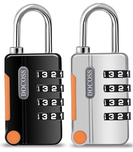 2-Pack Heart Shaped Combination Padlocks – Red 3-Digit Zinc Alloy Padlock With 3mm Shackle For Lockers, Bags & More - View #2