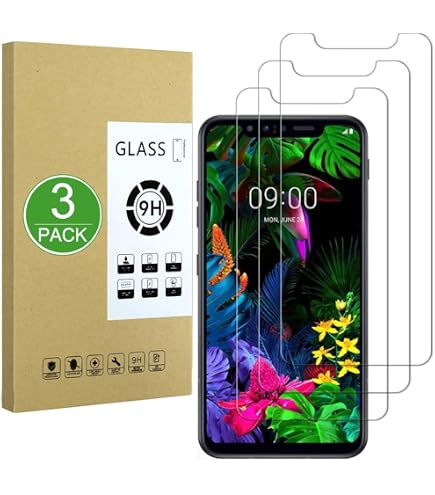 2 x Pellicola Vetro Temperato per Lg G8s Thinq Trasparente