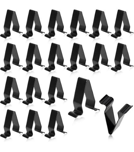 20 Clips De Fixation Métal Noir Sourcing Map - Pour Tableau De Bord, Pare-chocs Et Garnitures Auto