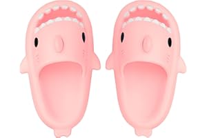 LANIVIC Chanclas de Playa para Niña Niño Tiburón Zapatillas de Ducha Antideslizante Tigre Zapatos de Piscina Sandalias Ligero Verano Shark Slippers