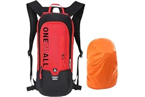LOCAL LION Sac à Dos Vélo 6L/10L/12L Sac VTT Homme Femme Sacs à Dos de Ski Course Bicyclette Cyclisme pour Randonnée Sport Voyage Camping Ultraléger Respirable Unisexe