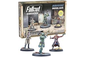 Modiphius Entertainment | Fallout Wasteland Warfare | Survivors: Unusual Allies | Miniatures | Unpainted