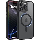 Minesk iPhone 14 Pro Max i&ccedil;in Mattmag Serisi Magsafe ile Uyumlu Wireless Şarj Destekli Arkası Mat Kılıf Y&uuml;kseltilmiş Lens &Ccedil;er