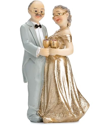 Romantische Hochzeitsfigur Für Paare – Süßes Geschenk Zum Hochzeitstag, Jubiläum Oder Zur Verlobung