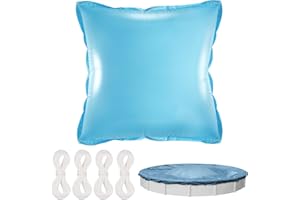 WEITAPYT Poolkissen Winter, Aufblasbare Poolabdeckung, Poolabdeckung Winter, 4 Fuß/120CM Pool Winterabdeckung, Geeignet Zum Schutz Von Schwimmbädern Im Winters und Bei Schlechtem Wetter/Quadratisch