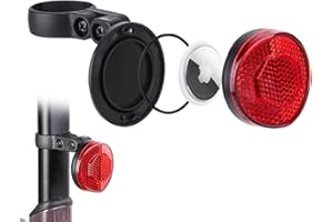 KMRDND Supporto riflettente per bicicletta Apple Airtag, nascosto per pali della sella della bicicletta, 22,2 mm, 25,4 mm, 27,2 mm, 28,6 mm, 31,8 mm, antifurto per bici da corsa, mountain bike,