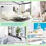 LCD Digital LED-Nachtlicht- Hygrometer , Thermometer Hintergrundbeleuchtung Hygrometer-Feuchtigkeits-Messinstrument, mit Alarm / Datum / Uhr / Kalender zb . Für Baby Luft Feuchtigkeitsüberwachung , Pflanzen , Raumluft , …… - 5