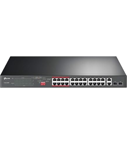 TP-Link JetStream TL-SG3428XMP スイッチングハブ Amazon.com: TP-Link TL-SG3428XMP | Jetstream 24 Port Gigabit