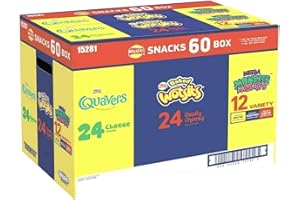 AHG INVESTMENT Walkers Snack Crisps Variety Chips Wotsits Quavers Monster Munch Box Pack of 60 Seller Approved by Fakespot Guard Learn More