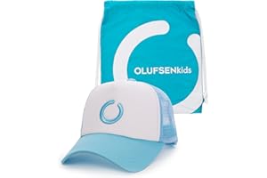 OLUFSENkids- Gorra UPF50+ para Niñas, Niños y Adolescentes - Visera Infantil con Máxima Protección Solar contra los Rayos UV Ultravioleta -Con Bolsa a Juego - Cómoda y Ajustable - Con Banda Anti-Sudor