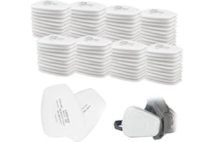 CHOONJIN 80 sztuk 5N11 Filtry bawełniane do 3M 6000/6200/7502/6800/7501/Ff40 ochrony dróg oddechowych