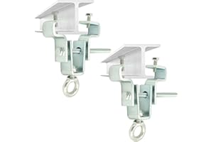 QWORK® Colgador de Saco de Boxeo, Soporte de Abrazadera de viga en I, Accesorios de Saco de Boxeo para viga, Ajustado de 6.3 cm a 19 cm