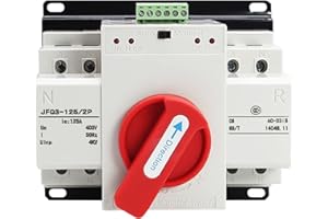 MOCOLI Interruttore di Trasferimento Automatico a Doppia Alimentazione, 2P 220V 125A Interruttore di Trasferimento Automatico a Commutazione Rapida Ininterrotto Interruttores di Trasferimentos