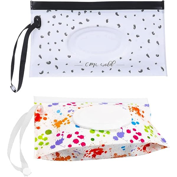Porta Salviette Umidificate Portatile In Tela – Dispenser Ricaricabile Con Tracolla, Doppia Apertura Per Due Tipi Di Salviette, Ideale Per Viaggi, Campeggio E Gite All'aperto