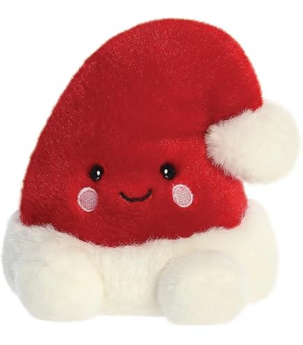 Aurora Palm Pals Jolly Elf – Weiches Kuscheltier, 13 Cm, Grün-rot, Aus Recycelten Materialien