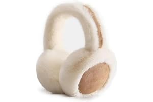 SEDEX Ear Muffs Women, Earmuffs Winter Folding Earwarmer Soft Furry Ear Warmers for Girl Thermal Ear Cover Skiing Accessories for Cold Weather