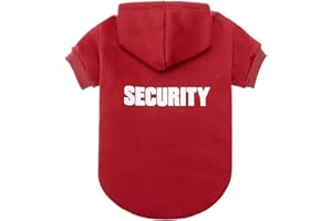 BINGPET Security Patterns Printed Puppy Pet Hoodie Dog Clothes