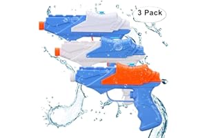 JoyGrow 3 PCS Wasserpistolen, Wasserspritzpistole für Wasserpistolenkampf Party Favor Great Summer Water Toys Outdoor zum Spaß