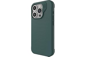 ZAGG Luxe Snap etui na iPhone'a 15 Pro - ochronne etui na telefon komórkowy, ochrona przed upadkiem (3 m), trwały materiał grafenowy, smukłe i lekkie etui na telefon MagSafe, zielone