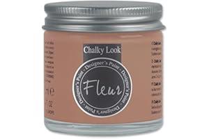 FLEUR DESIGNER'S PAINT | Pittura ad Acqua, Effetto Gesso Naturale, Extra Opaca, Fleur Tester Chalky F25, Colore Venezia, Made in Italy, Formato Campione da 50 ml