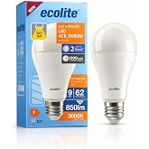 Ecolite Şarjlı LED Acil Durum Ampul&uuml; 9W E27 (Sarı)