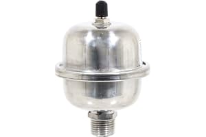 SPARES2GO Mini expansionskärl stötdämpare bärbar vattenhammare rör bullerstopp (1/2 tum BSP, 0,16 L)