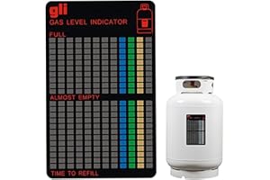 JUGUTA 1 Pcs Indicatore Di Livello Del Gas, Pratico Propano Butano Gpl Carburante Indicatore Magnetico Di Livello Del Serbatoio Bombola, Riutilizzabile, Per Cucine Barbecue All'Aperto Campeggio