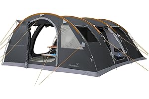 Skandika Gotland 6 - Tienda de campaña Familiar - mosquiteras - Suelo Cosido en Forma de bañera - túnel