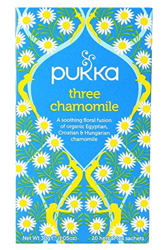 Pukka Herbal AYURVEDA Organic Three Chamomile Herbal Tea 20bags (Pack of 2)