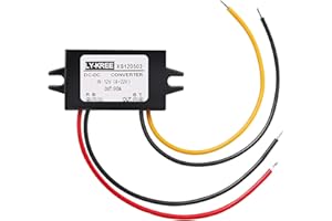 Xrten Convertidor de Potencia Trasformatore 12v 5v, Convertidor de Voltaje, Regulador Convertidor, Regulador Módulo Impermeable Transformador