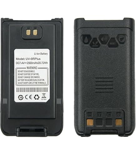 Batteria Vhbw Per Baofeng BL-6R – 2000mAh 7,4V Li-Ion, Ricambio Per Radio E Walkie-talkie