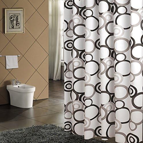 Peva shower curtains for bathroom,Shower curtain door curtain to prevent mildew to protect the of curtain of toilet curtain-L 300x200cm(118x79inch)