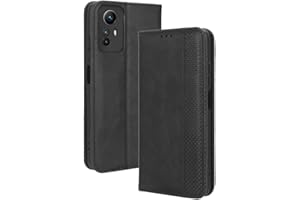 GOKEN Funda para Xiaomi Redmi Note 12S 4G Funda, Leather Folio Carcasa con Billetera, Magnética Premium PU/TPU Cuero FILP Case Cover con Soporte/Tapa Tarjetas (Negro)
