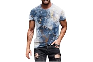SHZFGUI Sport Shirts Herren Herren mit Print Sportshirt Kurzarm T Shirt Crew Neck Kurzarm T-Shirt Atmungsaktiv Laufshirt Tshirt Fashion Bedrucken Lassen Oversize Aufshirt Trainingsshirt